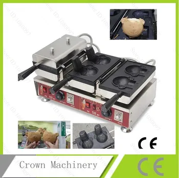 

Commercial animal bear shape waffle maker / bear shape waffle machine