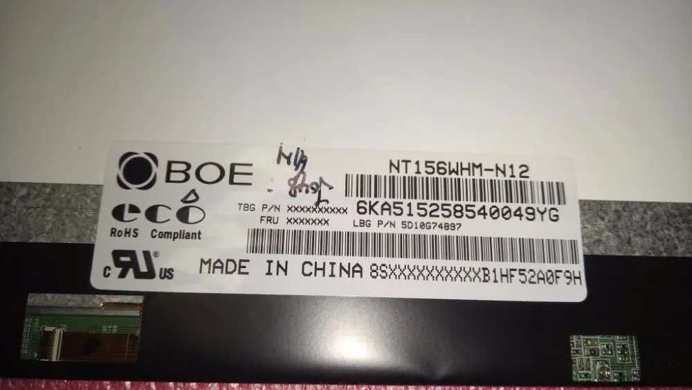 Nt156whm N12 For Lenovo G50 80 Screen Matrix For Lapotp Lcd Screen