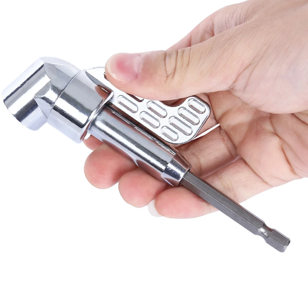

105 Degree 1/4 Inch Magnetic Bit Angle Driver Screwdriver Bits Adjustable Angle Bit Driver Adapter Hex Screwdriver Bit Holder
