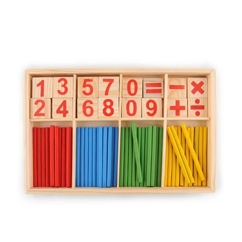 Wooden Math Toys Montessori Educational Toy Arithmetic Number Math Game Sticks Puzzle Toys For Kids Learning Teaching Aids Set Wooden Math Toys Montessori Educational Toy Arithmetic Number Math Game Sticks Puzzle Toys For Kids Learning Teaching Aids Set