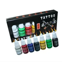 Высокое качество 7 цветов/набор чернил татуировки 15 мл пигмент татуировки Новинка для макияжа принадлежности для тату-машинки