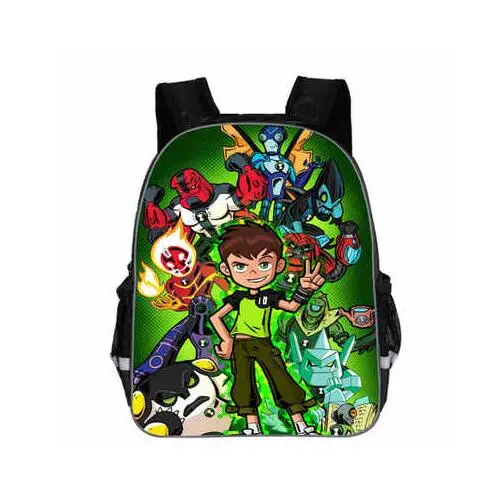Новые рюкзаки Ben 10 для мальчиков-подростков, мультяшный рюкзак для детей, рюкзаки для книг Mochila - Цвет: as picture