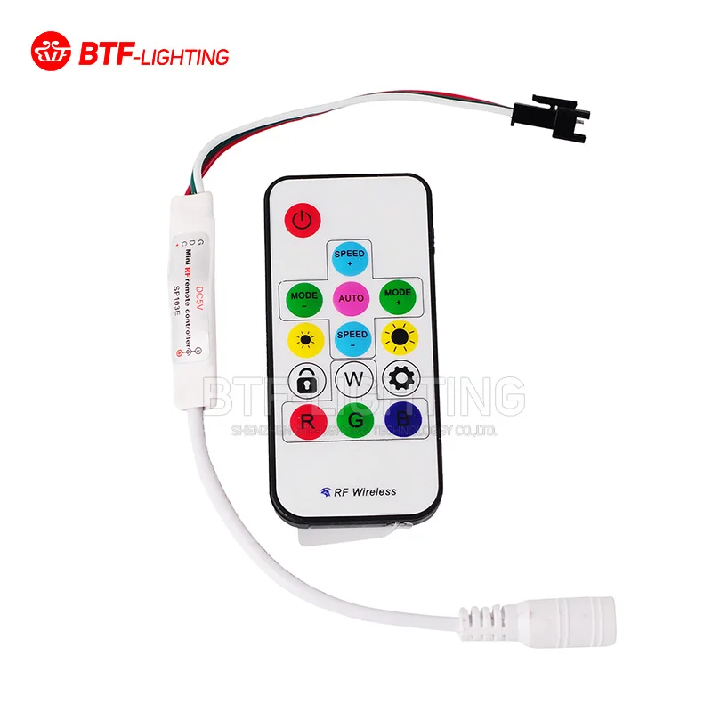 

WS2812B/WS2811 DC 5V/12V Pixels Controller UCS1903/SM16703 300kinds changes RGB Strip Modules String