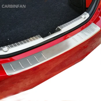 

Inside and outside Rear guard plate of trunk rear guard plate protector cover plate fit for Mazda 3 Axela 2014 -2017 P231