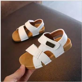

kids beach shoes boys summer Black leisure children boy sandals soft breathable childrens sandals kids boys Concise sandals