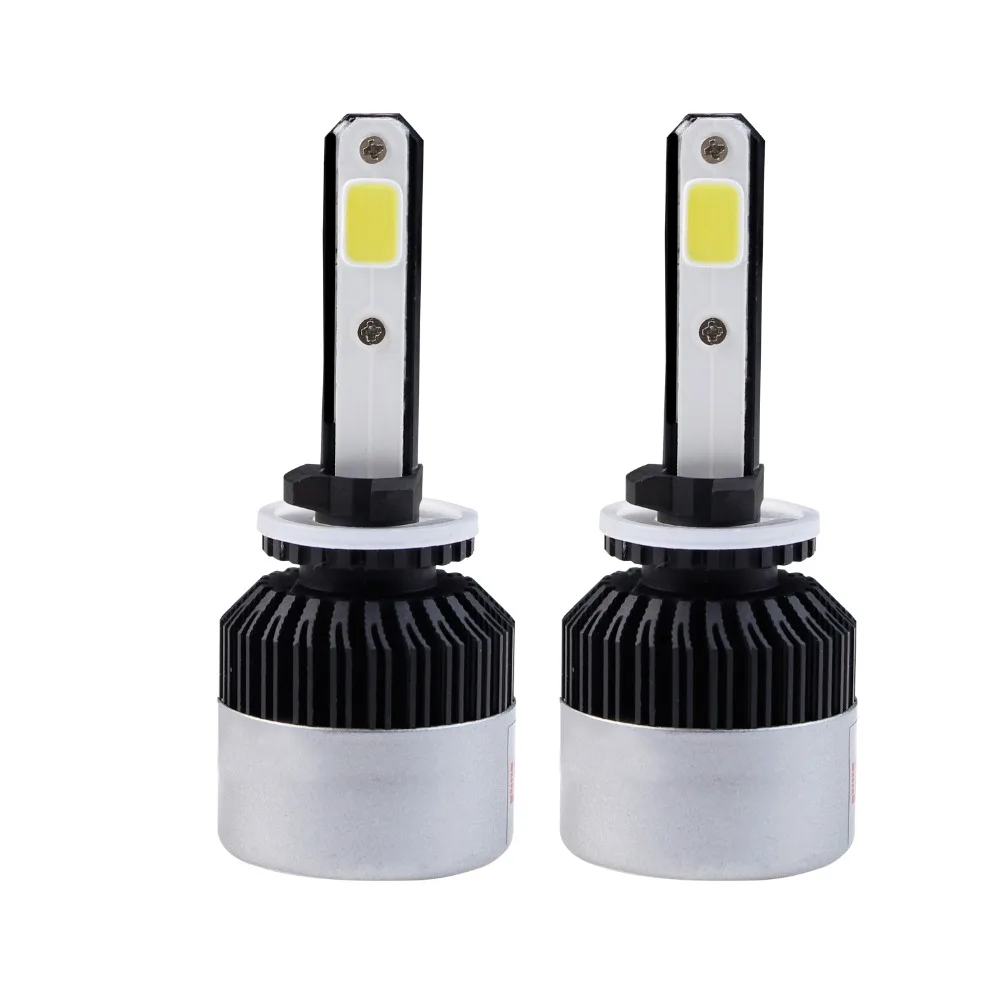 Leadtops Авто Фары для автомобиля лампы Наборы H7 LED H4 HB3 H11 H1 9005 9006 Car Light H7-6500 К CCT 72 Вт 9000LM-автомобилей фары FB