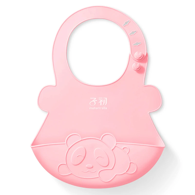 Carton Silicone Baby Bibs Adjustable Waterproof Feeding Stuff Burp Cloth Infant Burp Cloths