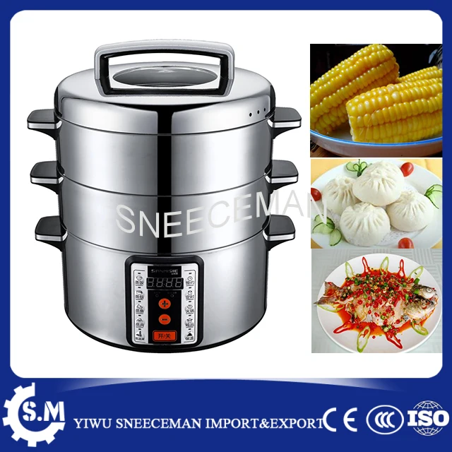 SMS 32AD 29L bun cooking steamer stainless steel Computer control two