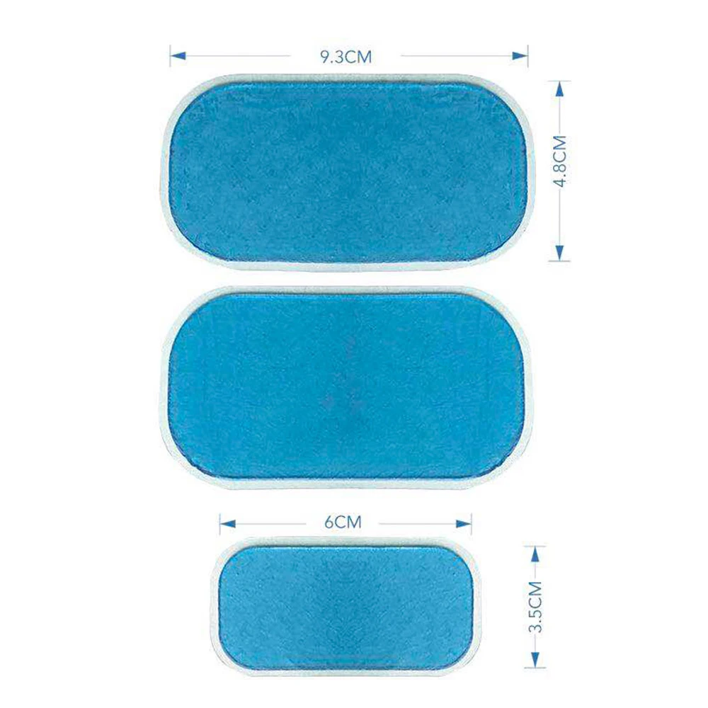 4/6 шт.(2 набора) миостимулятор Замена гелевые подушечки тренажер для бедер Массажный гель наклейки стимулятор мышц влагалища, который поможет избавиться от Pad Аксессуары для велосипеда