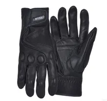 AMU Motorcycle Gloves Leather Moto Glove Protective Gears Retro Motocross Glove Men Women Electric Bike Gloves rockbiker guantes moto motorcycle glove leather real full finger black moto men gloves protective gears cycling motocross glove