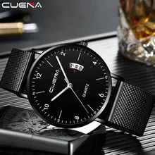 2019 Men’s Watches Ultra-thin Black Gold Business Sports Watch Luxury Wrist Watches Date Clock Relogio Masculino Relog Hodinky