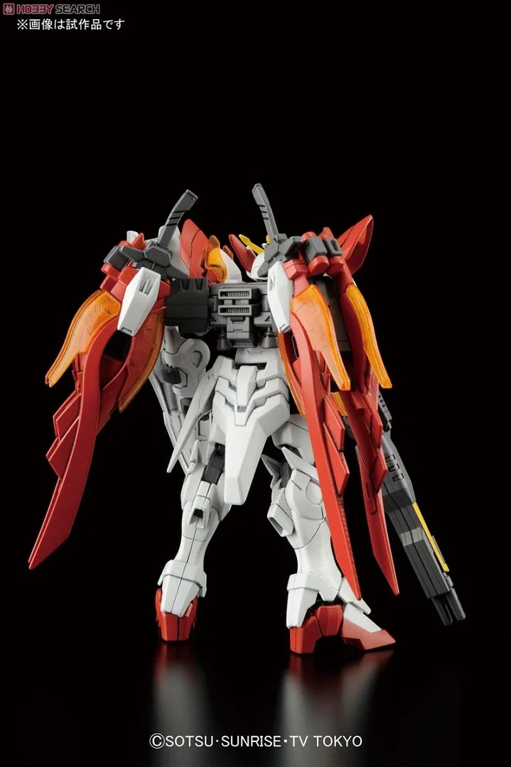 Gundam сборный истребитель Bandai HGBF 033 1/144 Wing gundam zero Honoo Gundam экшн-фигурка, строительные игрушки для детей