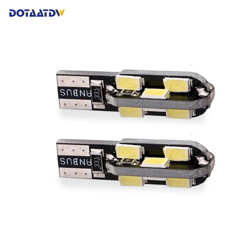 4x5W Canbus W5W LED T10 Light 5730 SMD 12V Светодиодная лампа для освещения салона автомобиля