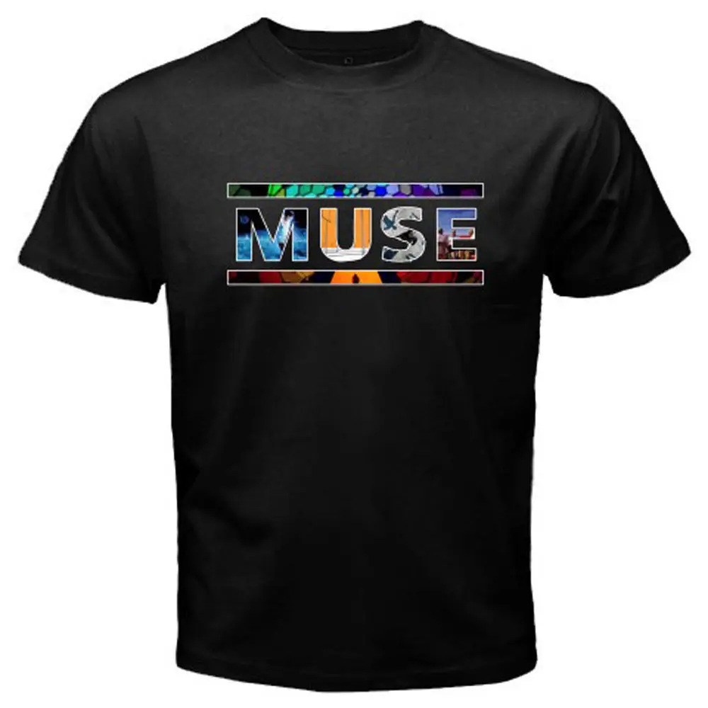 New MUSE Logo Rock Band Men's Black T Shirt Size S M L XL 2XL 3XLin TShirts from Men's