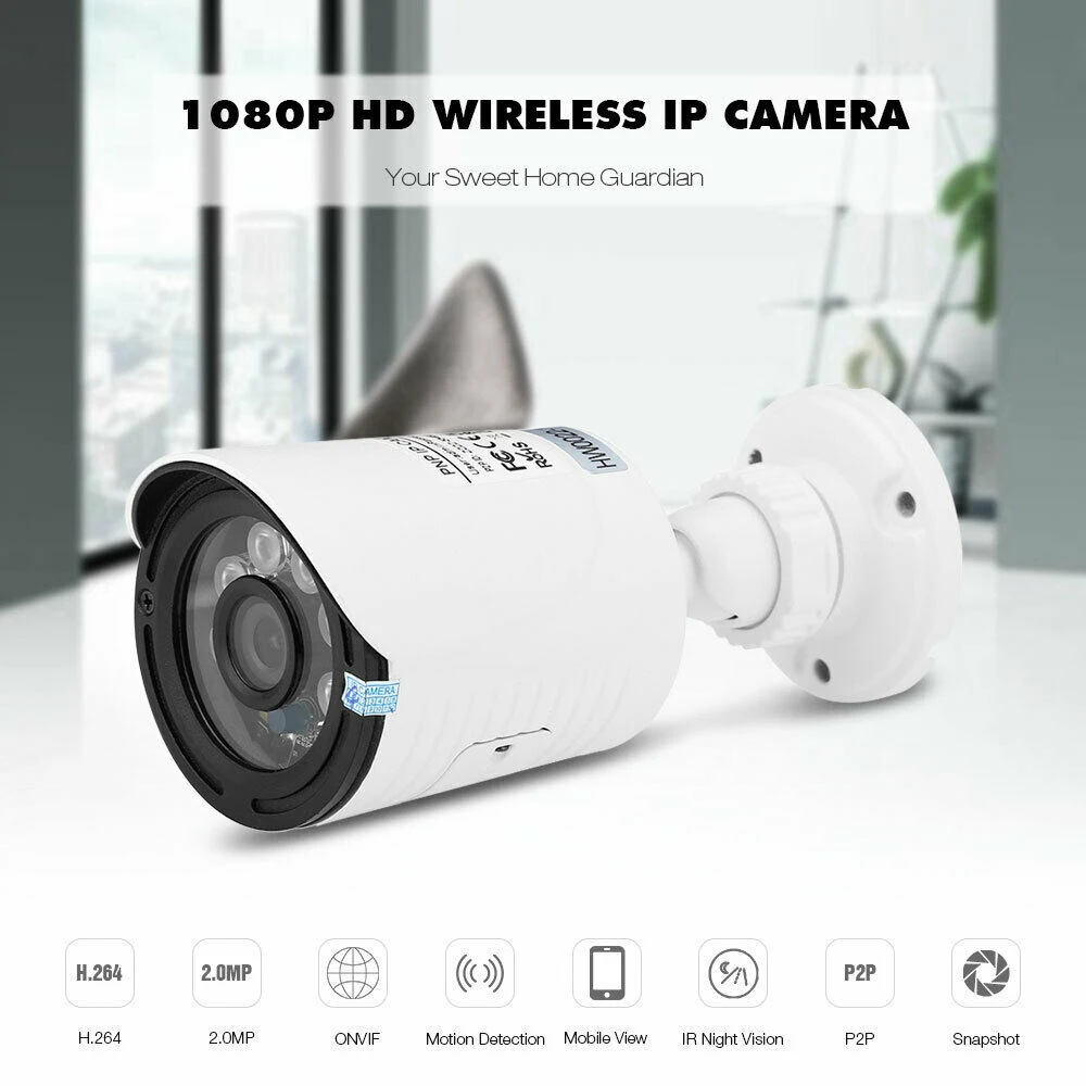 Ip-камера WiFi наружная скоростная купольная 2MP камера видеонаблюдения Wi-Fi 1080 P видеонаблюдение Camara de seguridad наружная ipcam cam