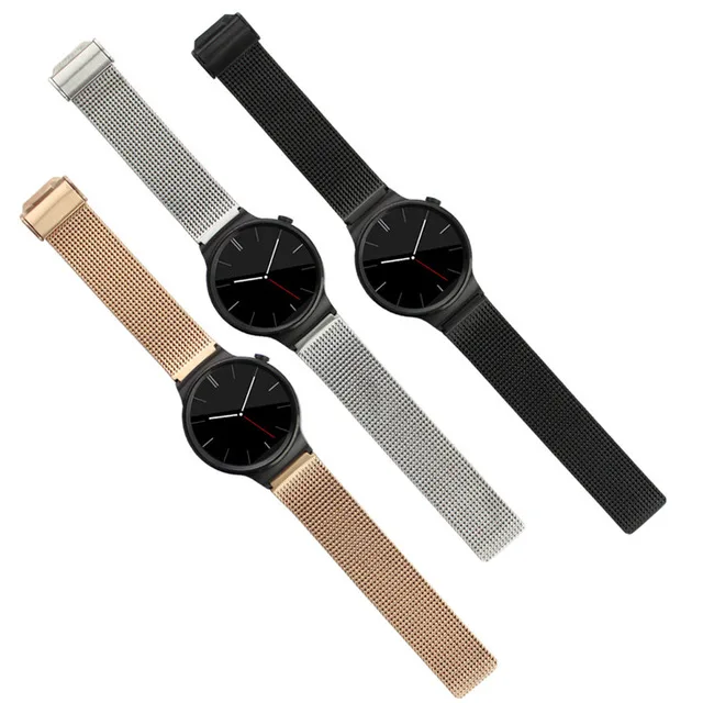 

Milanese loop watch band stainless steel mesh strap for huawei Watch band Snap clasp bracelet For Huawei Smart Watch