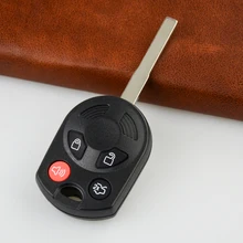 OkeyTech 4 кнопки корпус дистанционного ключа автомобиля оболочки для ford Mercury Mariner Lilan Lincoln Navigator MKX MKZ Edge Fusion брелок