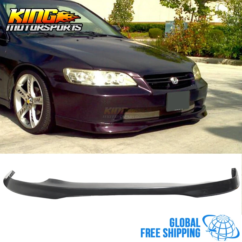 

For 98-02 Honda Accord 4Dr PU T-R Front Bumper Lip Spoiler Global Free Shipping Worldwide