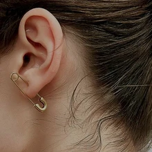 UVW033, 2 шт., трендовые хирургические стальные скрепки, шпильки, серьги-гвоздики, серьги в стиле бохо для пирсинга, серьги для женщин и мужчин, Pendientes Brincos