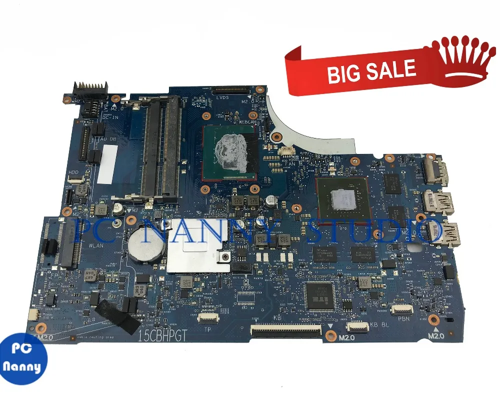 

PCNANNY FOR HP 15-Q 15T-Q Laptop Motherboard 765736-501 6050A2628301-MB-A02 I7-4712HQ GTX850M tested