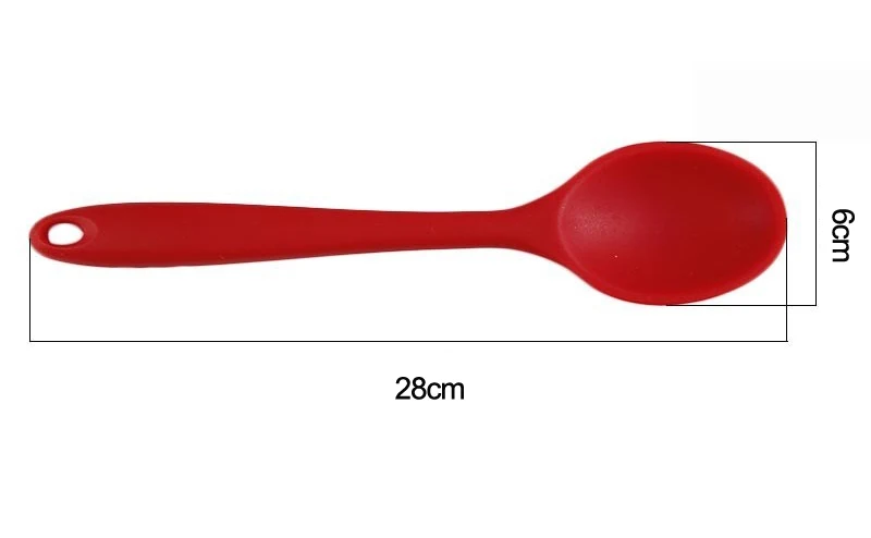 Cooking Utensils Silicone Spoon Kitchen Utensils Food Grade Silicone Cooking Spoon Soup Ladle Non-Stick Silicone Kitchen Tools (13)