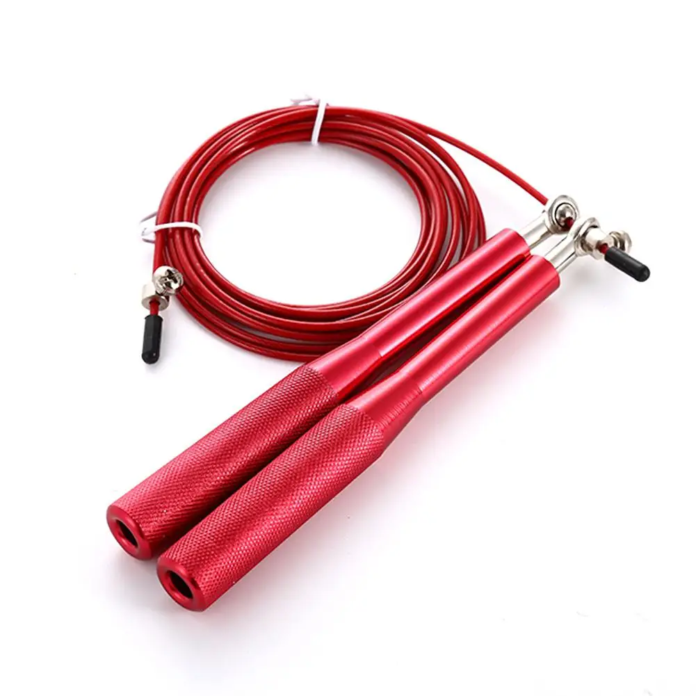 

HobbyLane Adeeing Crossfit Professional Exercise Sports Jump Rope Aluminum Handle 360 degree Ball Bearing 3 Meters Long Red