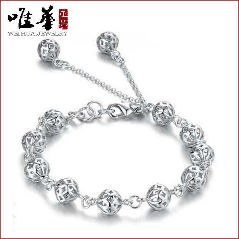 South Korean Crystal 925 sterling silver bracelet bracelet jewelry