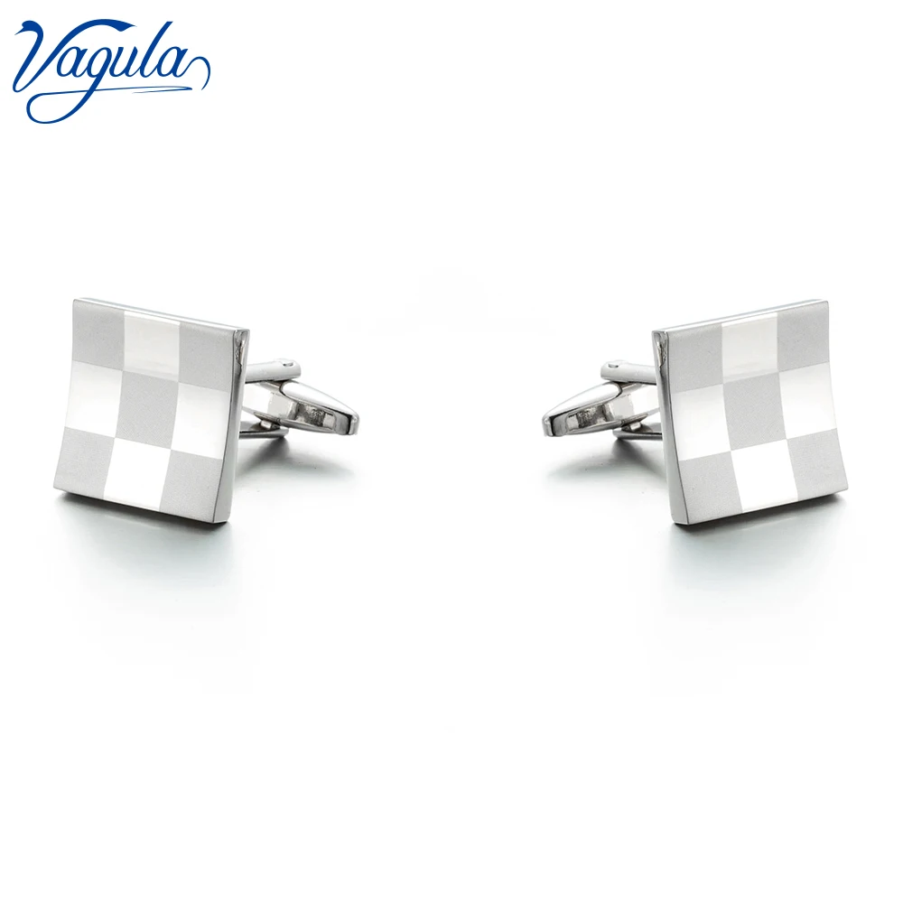 

VAGULA Cufflinks Top Luxury Brand Bonito Gemelos Party Wedding Gift Suit Shirt Button Laser Cuff links 198