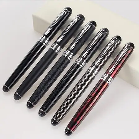 НОВЫЙ Jinhao X750 Deluxe черный матовый Средний Перо 18kgp авторучка - изображение