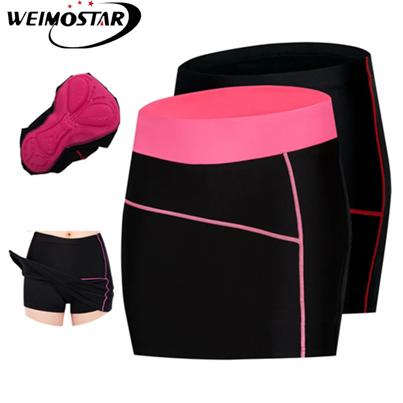 

2018 Team Pro Girl's Cycling Dress Sports Outdoor Ciclismo Summer Bike Wear Riding Woman Outdoor Gel Pad Cycling Shorts