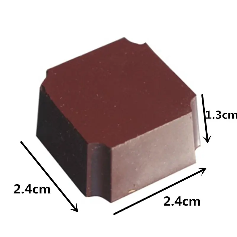 18 полостей квадратной формы инструмент для выпечки с зеркалом прозрачные магнитные поликарбонатные формы для шоколада DIY PC Прозрачный Шоколадный Плесень
