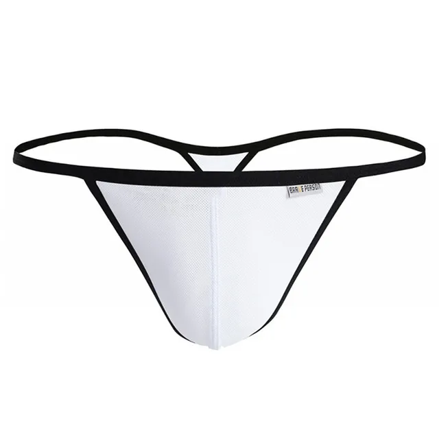 Men Breathable T Back Lingerie Sexy Thong G String Underwear Brief Low ...