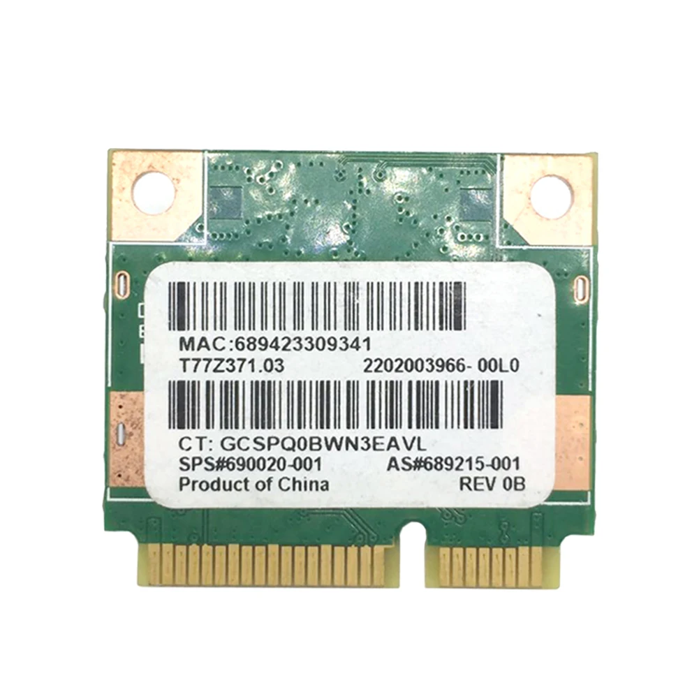 RT3290 wifi адаптер мини PCIE интерфейс сети маленький 150 Мбит/с ноутбук 802.11b/g/n Портативный высокоскоростной беспроводной карты Bluetooth 3,0