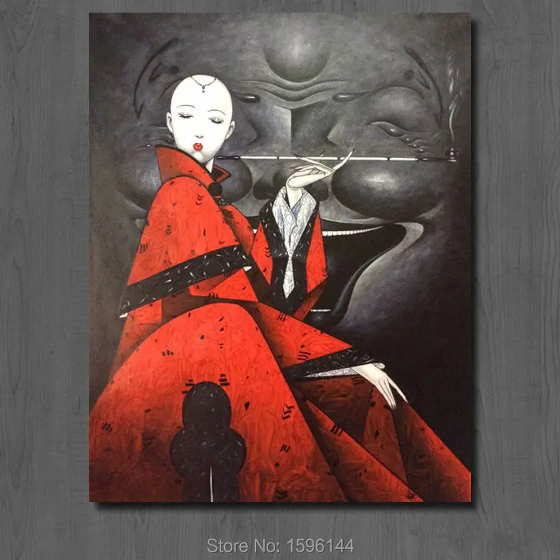 Peinture Murale Toile Peinte à La Main Art Contemporain Image Style
