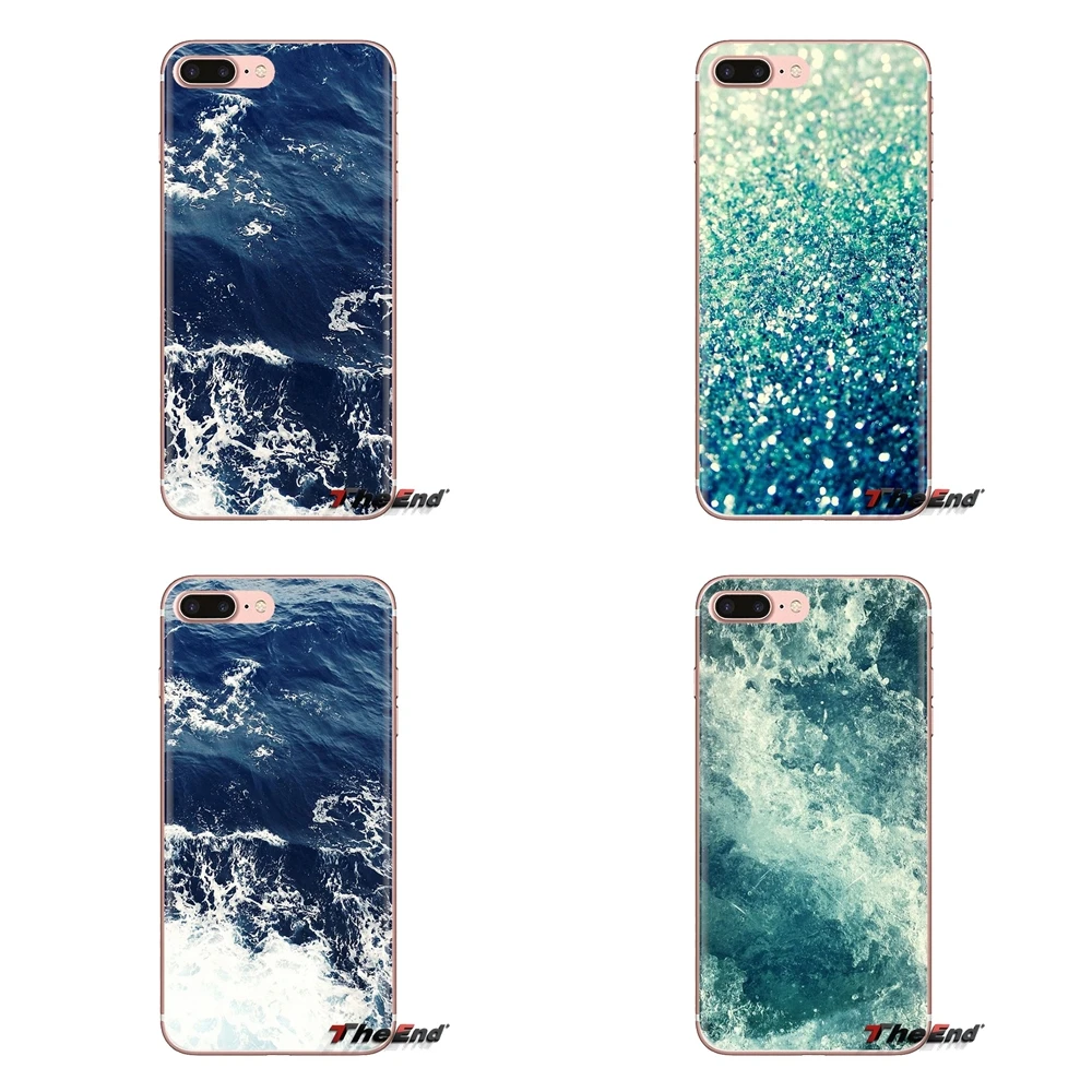 Beer blue ocean Sea water Transparent Soft Shell Covers For iPod Touch Apple iPhone 4 4S 5 5S SE 5C 6 6S 7 8 X XR XS Plus MAX |