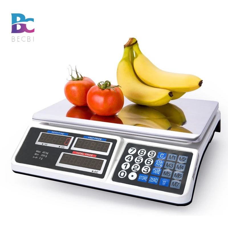 

30kg Electronic Price Scale Digital Commercial Food Meat Weighting Shop Scale,Bench Scale,Floor Scale,Lithium Battery Included