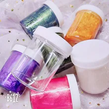 120ml Super Slime Storage Container Box DIY Fluffy Dlime Container Box Best Gift For Children