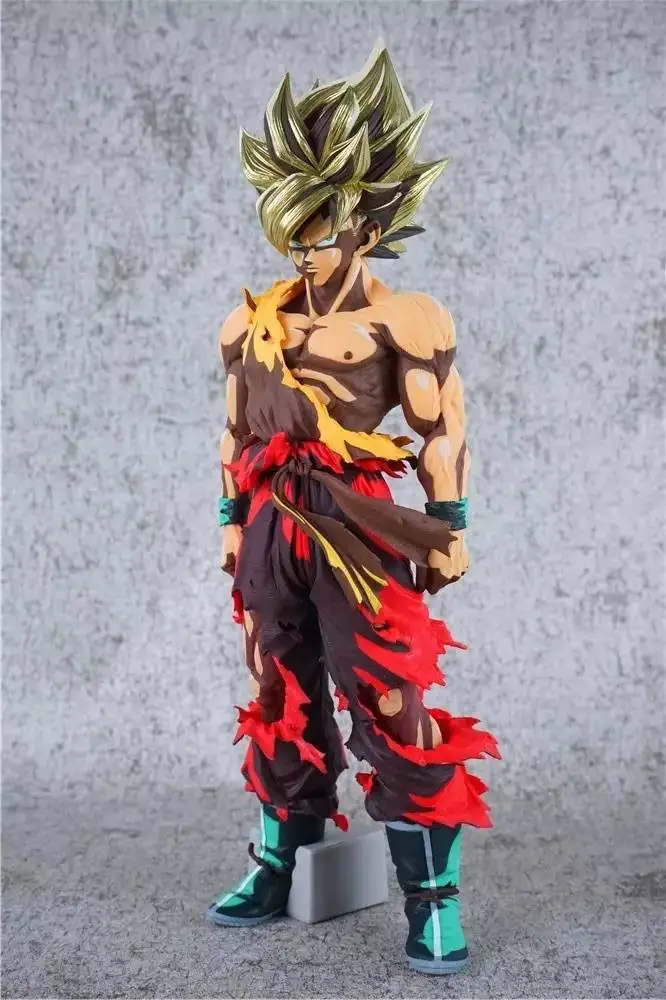 

Anime Dragon Ball Z The Son Goku Lunar New Year Color Limited Ver. Son PVC Action Figure Collectible Model Toy 34cm KT3616