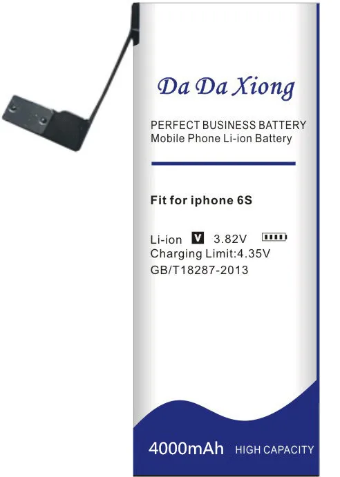 Da Xiong 4000 мАч батарея для Apple iphone 6S для iphone 6S батареи Бесплатные инструменты