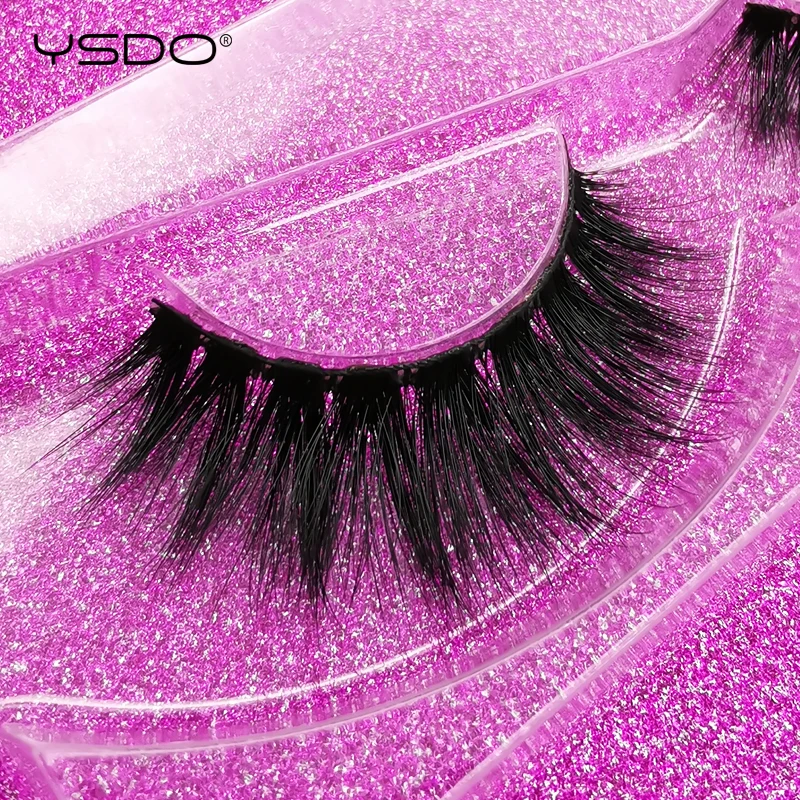 

YSDO 1 pair eyelashes 3d mink eyelashes makeup mink strip lashes hand made 3d false eyelash volume lashes natural eyelashes W35P