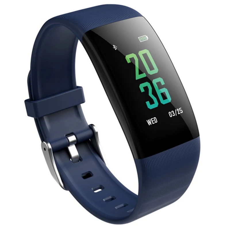 

2018 New Heart Rate Fitness Smart Bracelets Blood Oxygen/ Pressure Monitor Health Tracker Color Screen Watch