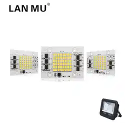 LAN mсветодио дный Светодиодная лампа чип 2835SMD 20 Вт 30 Вт 50 Вт свет чип В 220 В вход непосредственно Смарт IC подходит для DIY прожектор холодный