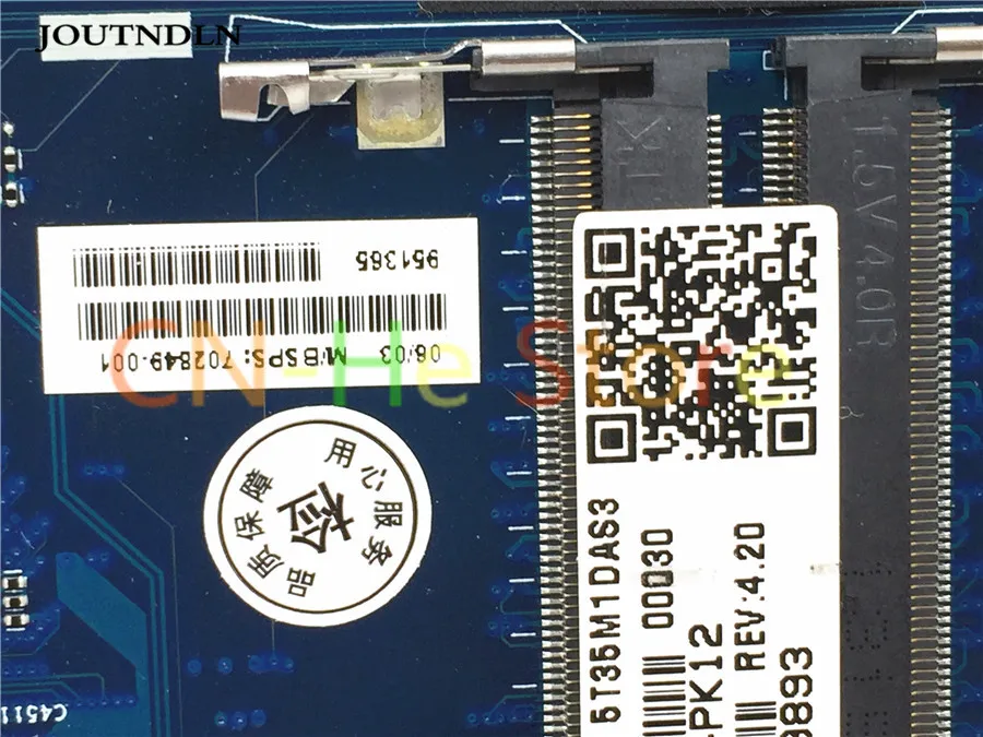 Joutndln для hp EliteBook Фолио 9470 m материнская плата ноутбука 702849-001 аккумулятор большой емкости 6050a2514101 I5-3427U DDR3
