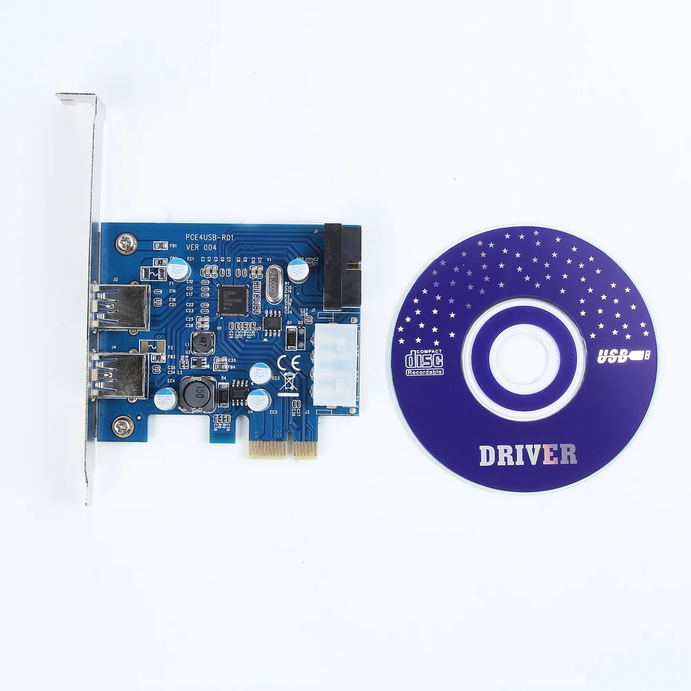 Pci-e para Usb Portas de Expansão Cartão para Winxp Adaptador de 2 Pci-express Cartões - Win7 Win8 Linux Win2003-2008 32-64bit Nec 3.0 pc Add on - Image 4
