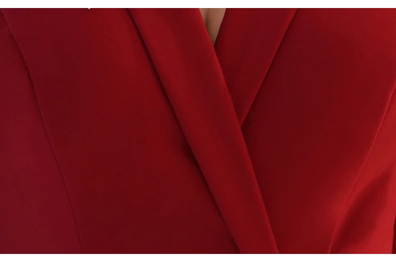 Новинка, осенне-зимнее платье, короткий рукав, темпераментное красное платье, женское сексуальное платье с v-образным вырезом на плече, женское платье с вышивкой, платье с блестками