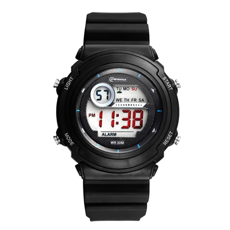 

Sport Student Children Watch Kids Boys Girls Clock Child LED Digital Wristwatch Electronic Wrist Waterproof Stopwatch Belt Watch