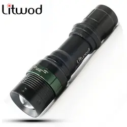 Z10 CK91 Litwod Алюминий мощный светодиодный фонарик XML T6 факел Водонепроницаемый Портативный светодиодный свет тактический 18650 Перезаряжаемые