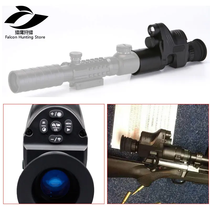 

Hunting Accessories Scope NV007 Digital Night Vision Rifle scope Day And Night Scopes Attachment With Camcorder Function