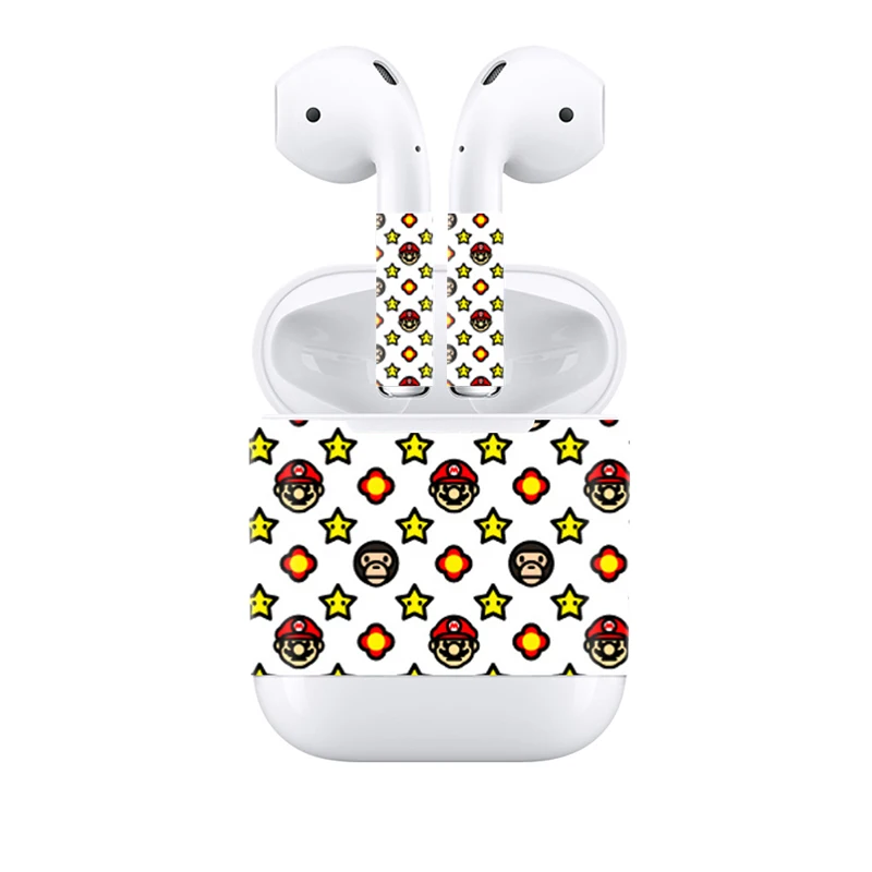 Профессиональные фабричные Поставки кожи стикер для Apple Airpods виниловые наклейки