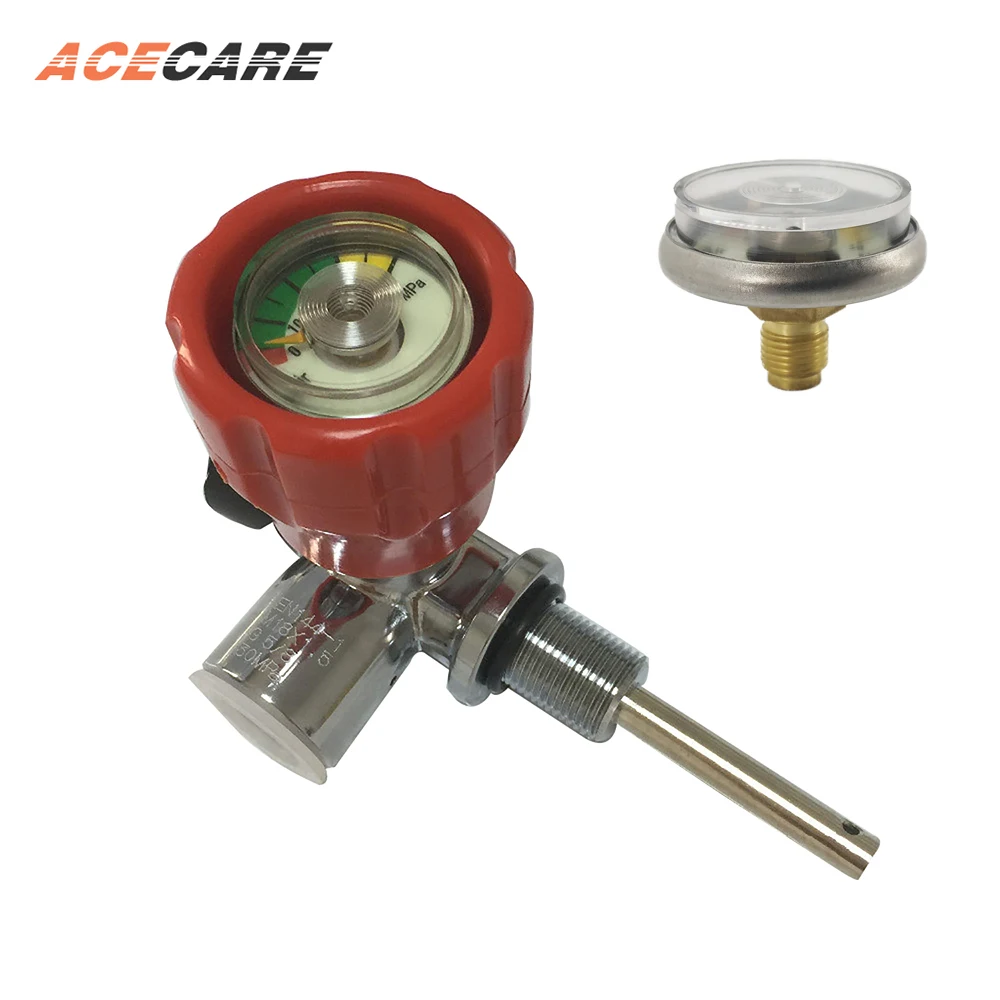 AKH-H1 PCP Compressed air paintball tank red valve gauge hunting equipment without valve 1pcs kidde smoke detector